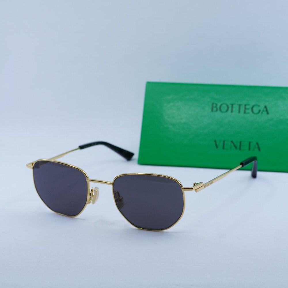 Final Price! Bottega Veneta BV1301S 001 Gold Grey Sunglasses